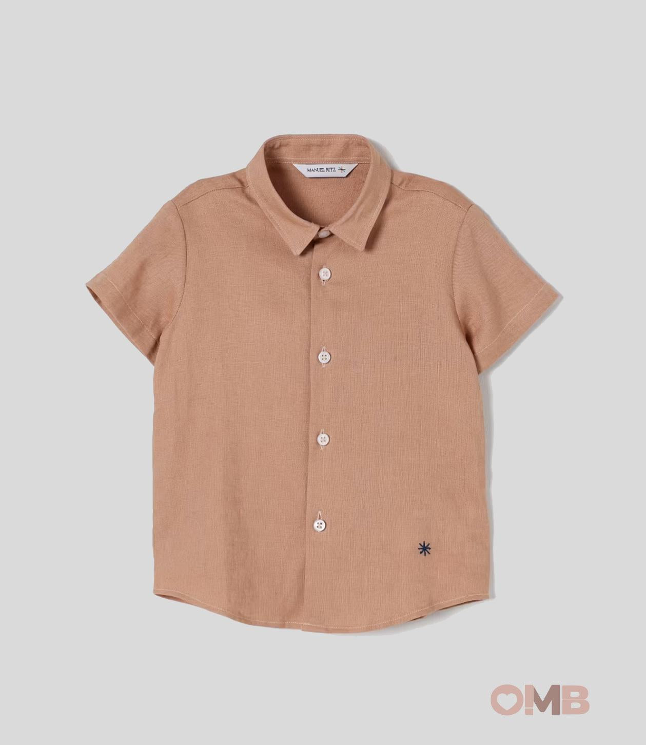 Camicia Bambino Manuel Ritz MR3097 cammello 3097 CAMMELLO MANUEL RITZ 