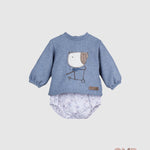 Completo CALAMARO BABY neonato 11021 Ottanio 11021 OTTANIO CALAMARO BABY 