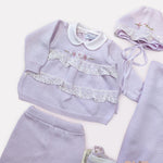 Set nascita JOLIE JULIET neonata CLAUDIAKIT1 Lilla CLAUDIAKIT1 LILLA JOLIE JULIET 