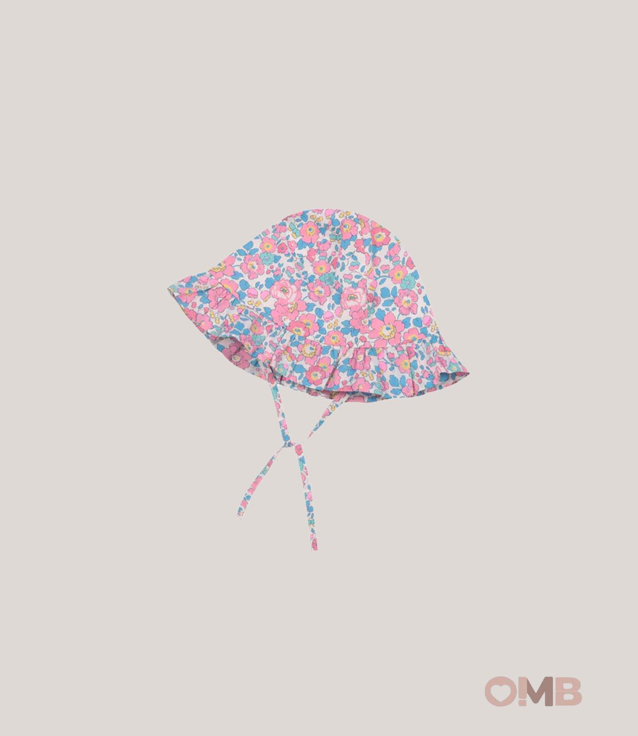 Cappello bambina PESCIOLINO ROSSO CP Rosa CP LIBERTY ROSA/CIELO PESCIOLINO ROSSO 