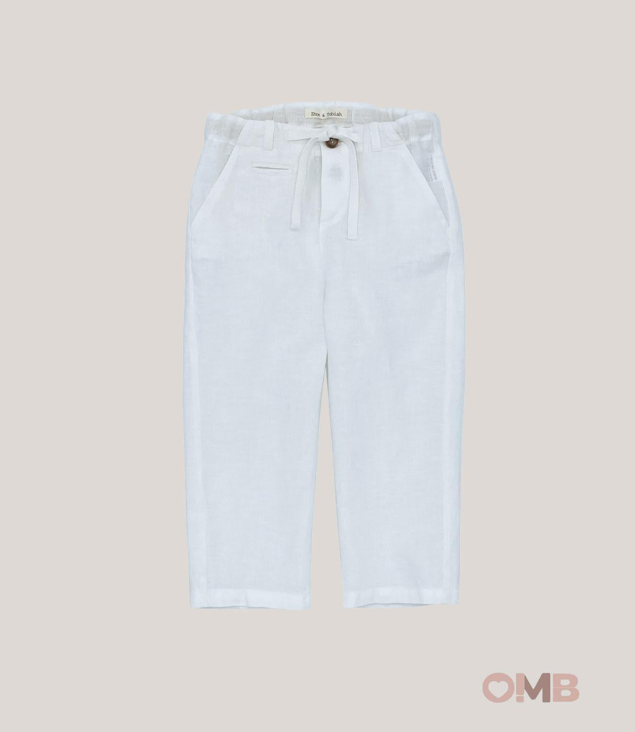 Pantalone Bambino Zhoe & Tobiah INE2A bianco INE2 BIANCO ZHOE & TOBIAH 