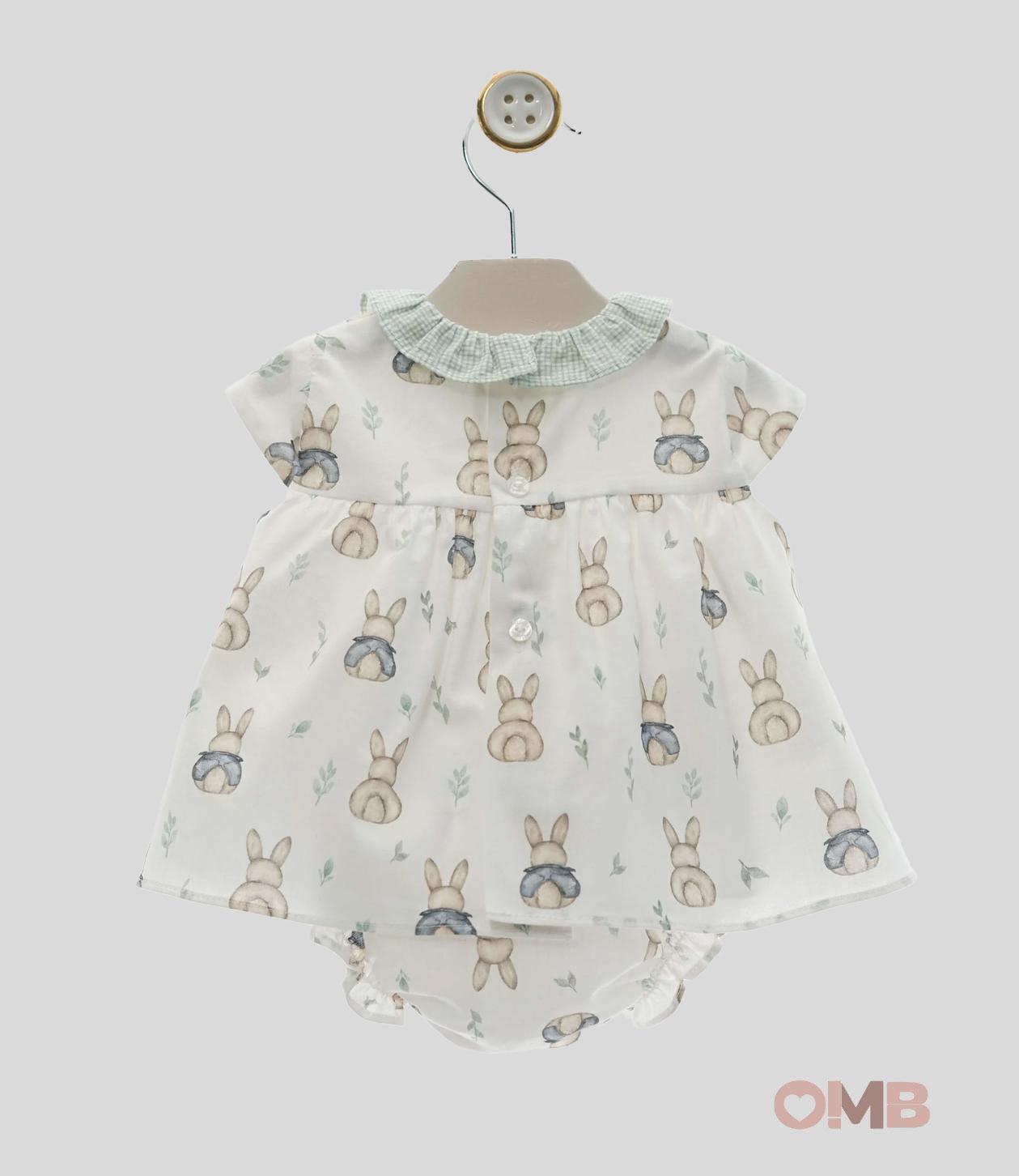 Abito Yoedu neonata 0044BIANCO fantasia 0044 BIANCO YOEDU 