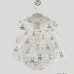 Abito Yoedu neonata 0044BIANCO fantasia 0044 BIANCO YOEDU 