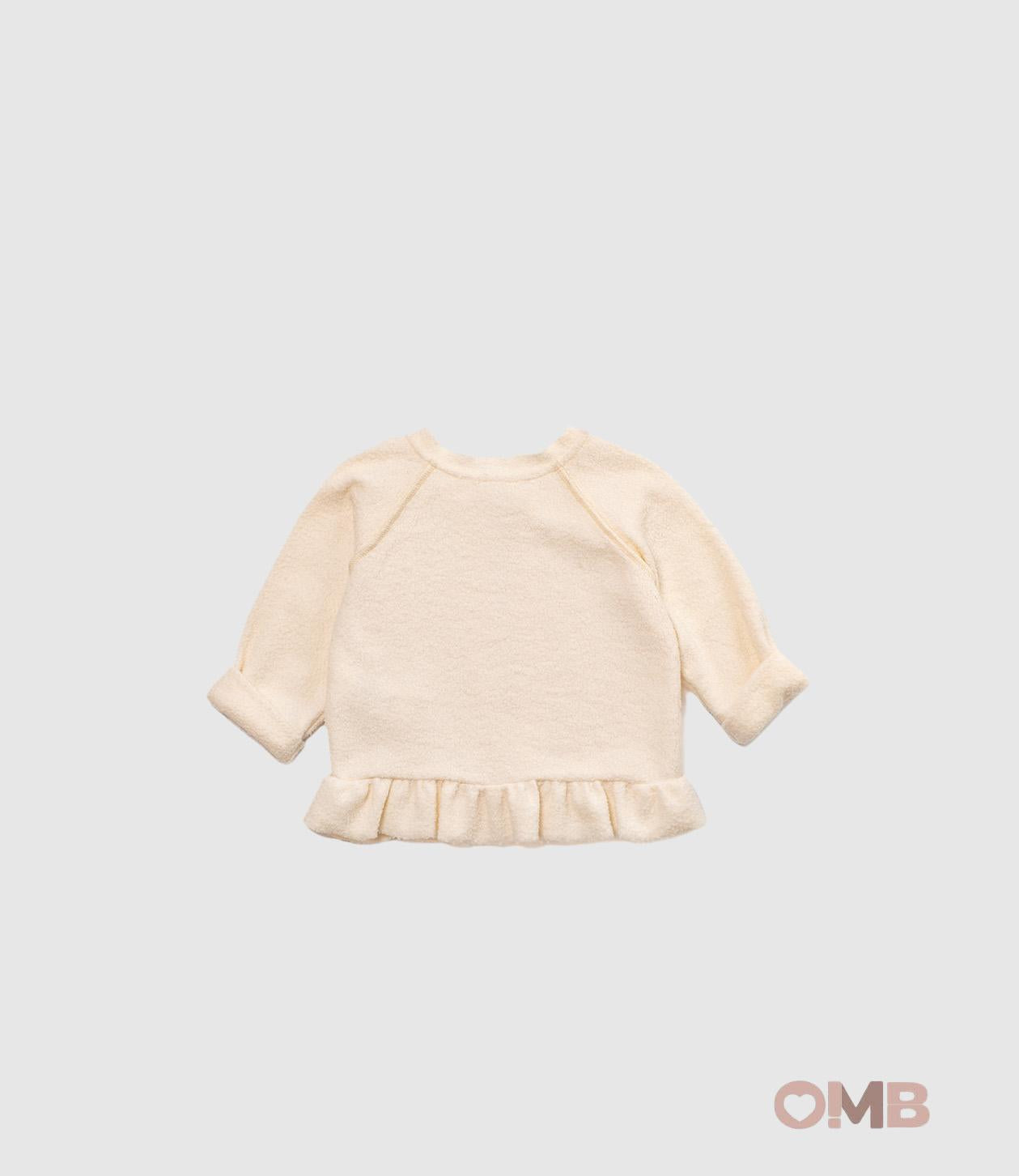 Felpa Coccode neonata 62344 Panna 62344 PANNA COCCODE 