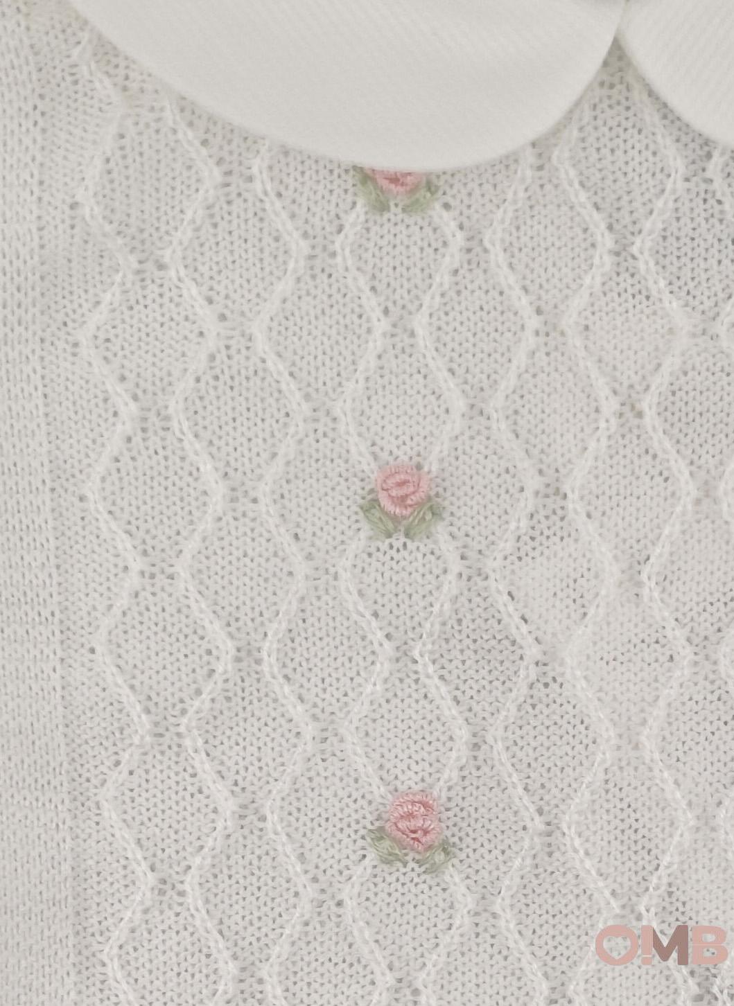 Pagliaccetto neonata PEPECE' 9470 Bianco 9470 BIANCO/ROSA PEPECE' 