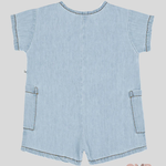 Salopette Neonata 1+inthefamily Serena Denim SERENA DENIM 1+INTHEFAMILY 