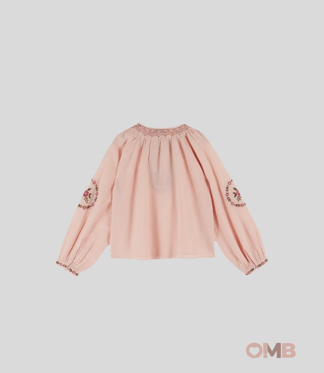 Bluse Emile et Ida bambina AC046 Rosa AC046 ROSA EMILE ET IDA 