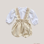 Salopette neonata COCO ET MAMA CAMELIA Beige CAMELIA BEIGE COCO ET MAMA 