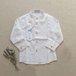 Camicia neonato AMBARABA' FM41165 Bianca FM41165 BIANCO AMBARABA' 