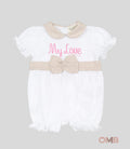 Pagliaccetto Neonata Nanan 479 bianca beige
