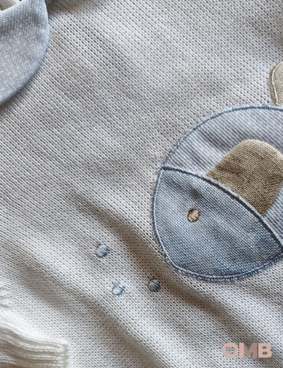 Tutina neonato BABY LORD 398 Bianca 398 AZZURRO BABY LORD 