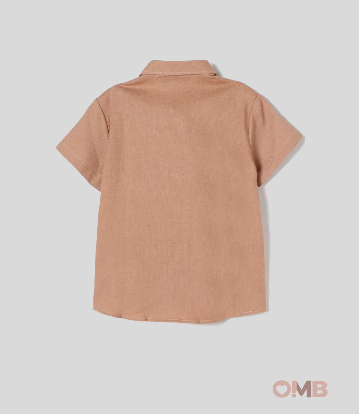 Camicia Bambino Manuel Ritz MR3097 cammello 3097 CAMMELLO MANUEL RITZ 