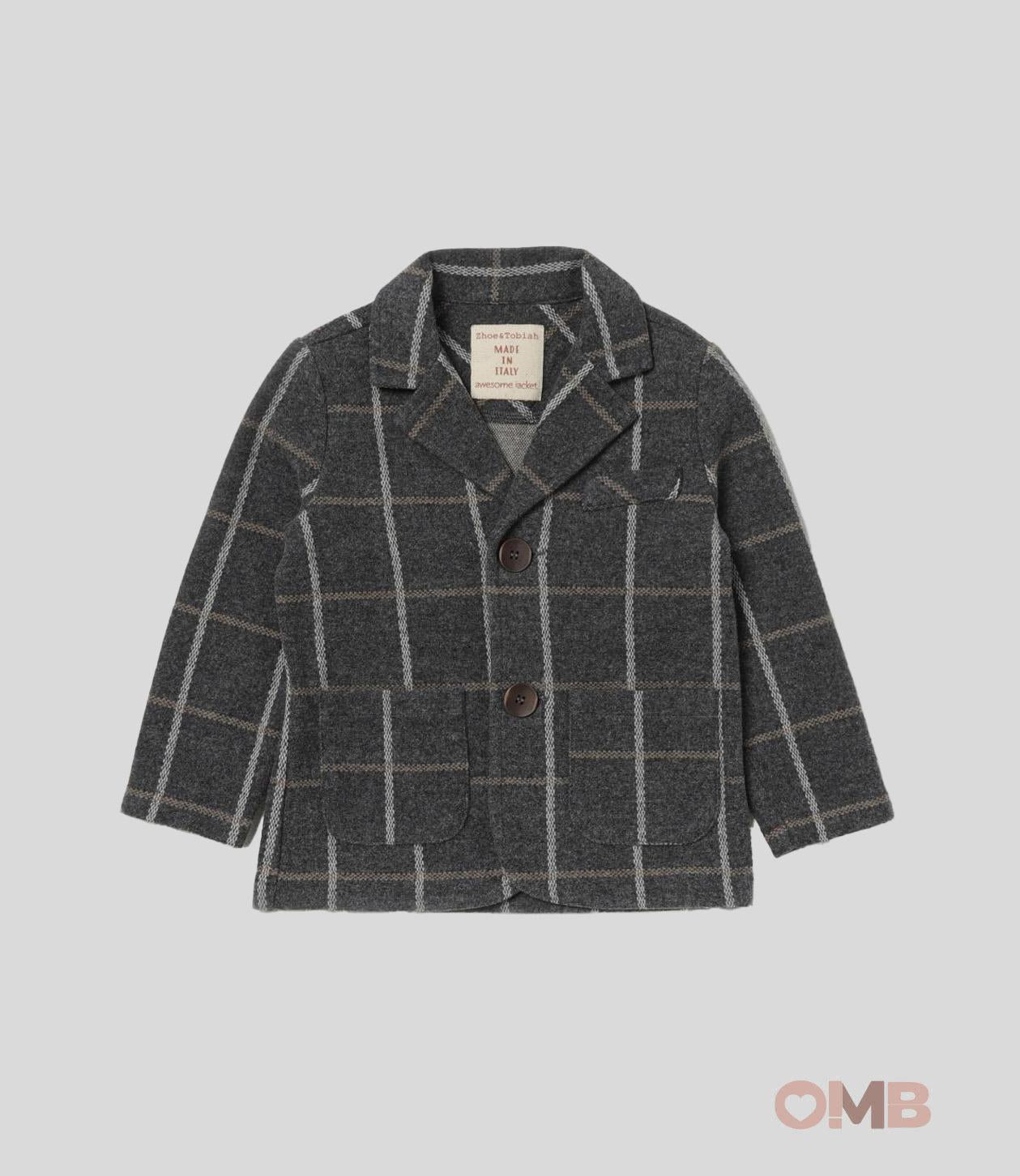 Giacca Zhoe&Tobiah neonato ACH2B Antracite<BR/> ACH2B ANTRACITE ZHOE & TOBIAH 