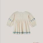 Blusa EMILE ET IDA bambina AD043AA Panna AD043AA PANNA-BLU EMILE ET IDA 