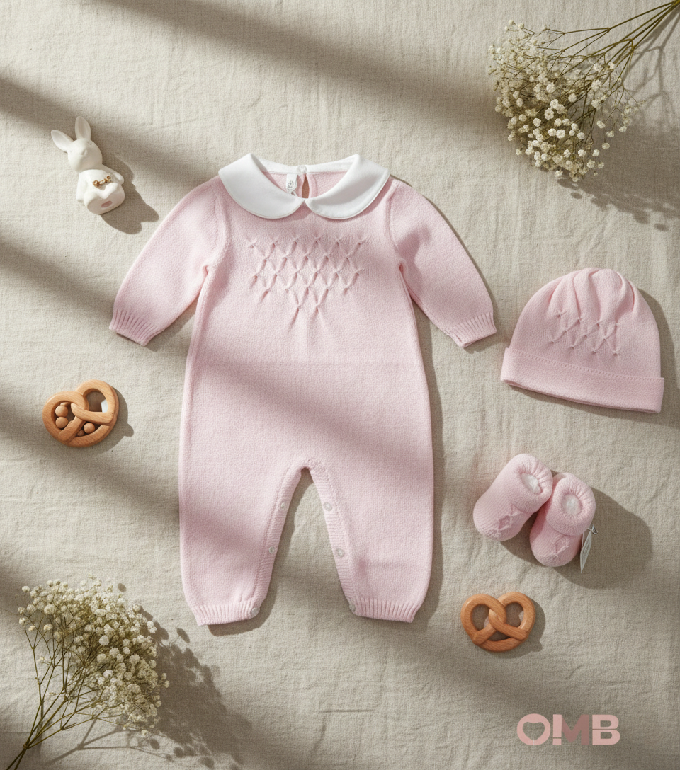 Set nascita BABY LORD neonata 388-765-686 Rosa<BR/> 388-765-686 ROSA BABY LORD 