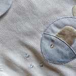 Tutina neonato BABY LORD 398 Bianca 398 AZZURRO BABY LORD 