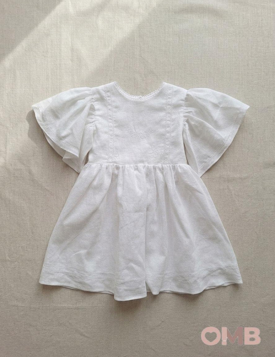 Abito neonata COCCODE C63252 Bianco<BR/> C63252 BIANCO COCCODE 