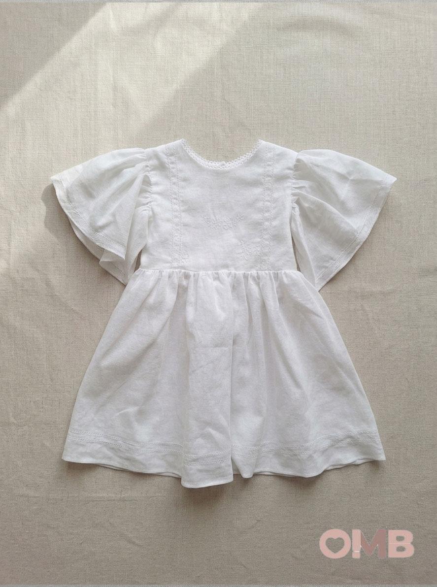 Abito neonata COCCODE C63252 Bianco<BR/> C63252 BIANCO COCCODE 