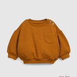 Maglione Play Up neonato 1AR11351ARANCIO girocollo 1AR11351 ARANCIO PLAY UP 