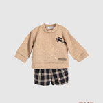 Completo Calamaro Baby neonato 11235 Cammello<BR/> 11235 ARENA CALAMARO BABY 