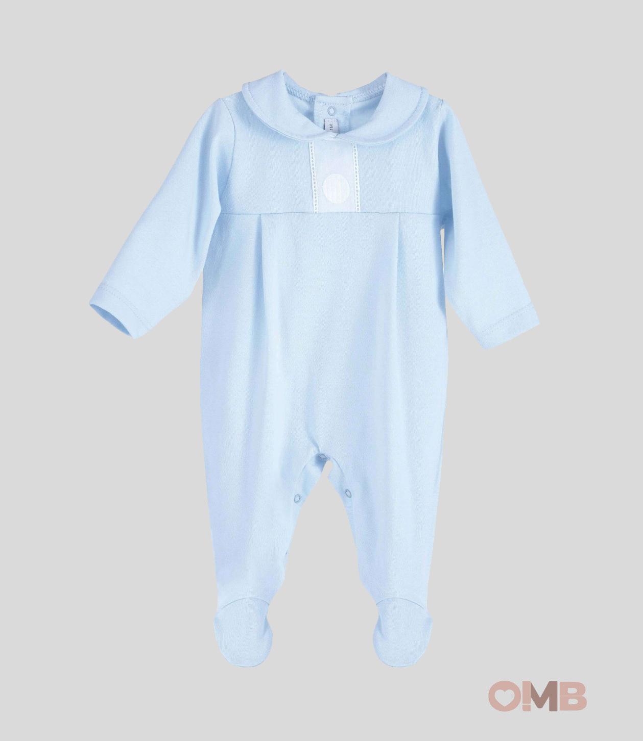 Tutina Neonata Calamaro Baby 33040 azzurra 33040 CELESTE CALAMARO BABY 