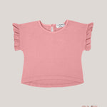 T-shirt neonata 1+IN THE FAMILY CAMPANET Rosa CAMPANET FRAGOLA 1+INTHEFAMILY 
