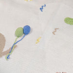 Coperta PRIMODI BEBE neonato 3604 1S Bianco 3604.1S BIANCO-MULTI PRIMODI BEBE 