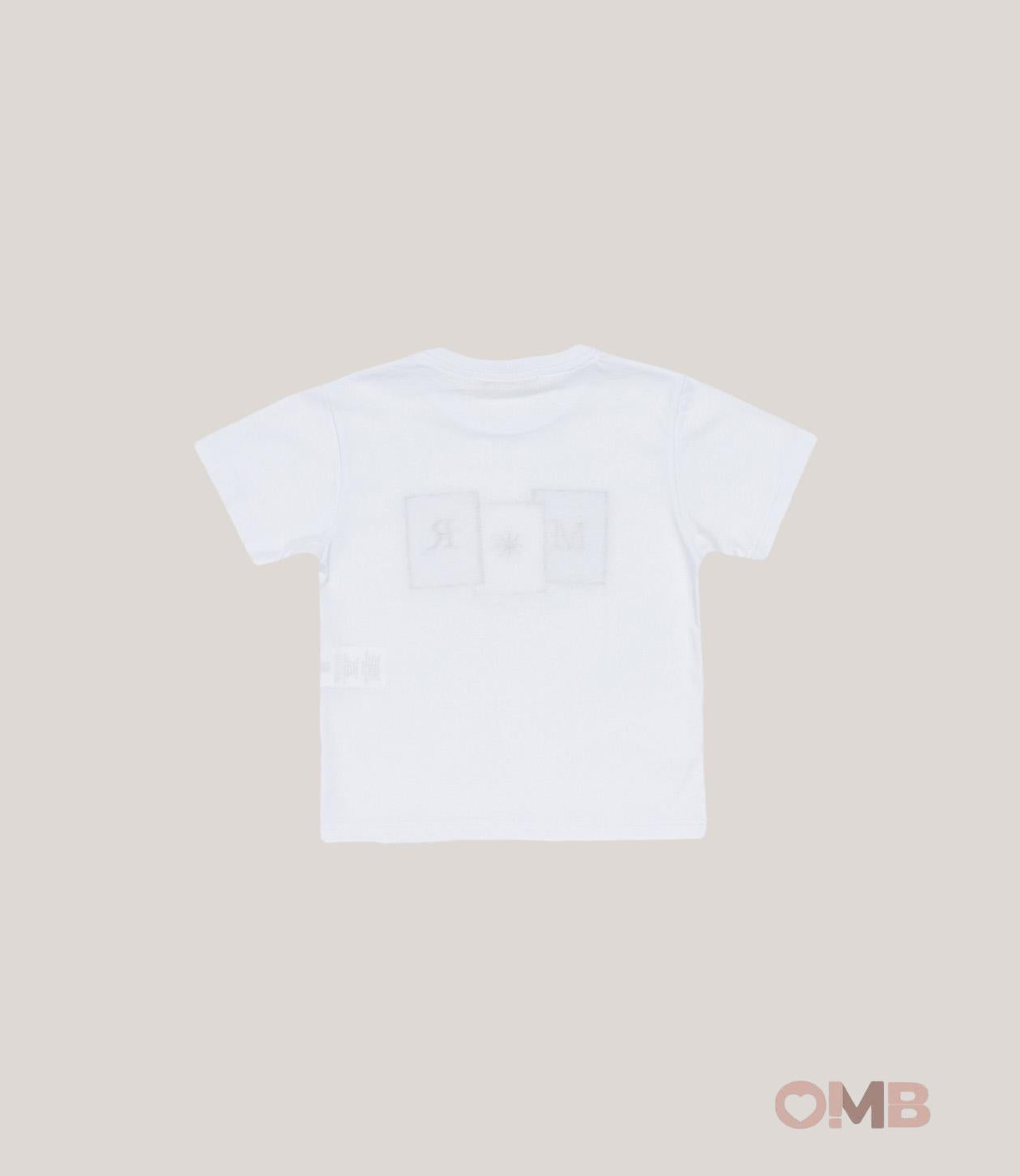 T-shirt MANUEL RITZ bambino 3407 Bianca<BR/> 3407 BIANCO MANUEL RITZ 