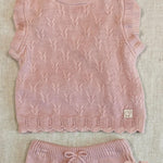 Completo neonata MAGLIFICIO VERONA 045558045551 Rosa 045558-045551 ROSA MAGLIFICIO VERONA 