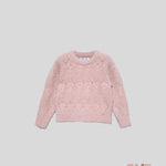 Maglione neonata ABEL&LULA 5816 Rosa 5816 PETALO ABEL&LULA 