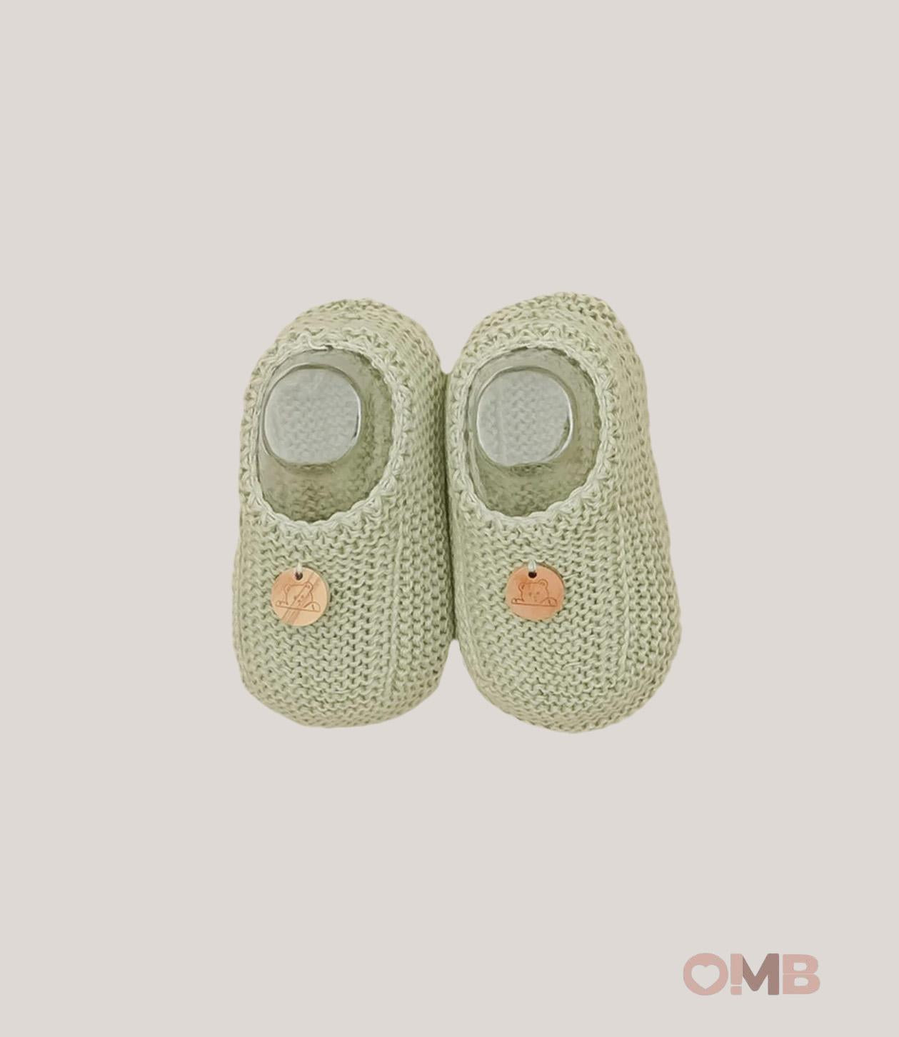 Babbucce neonato PANGASA 2611155 Verde<BR/> 2611155 VERDE PANGASA 
