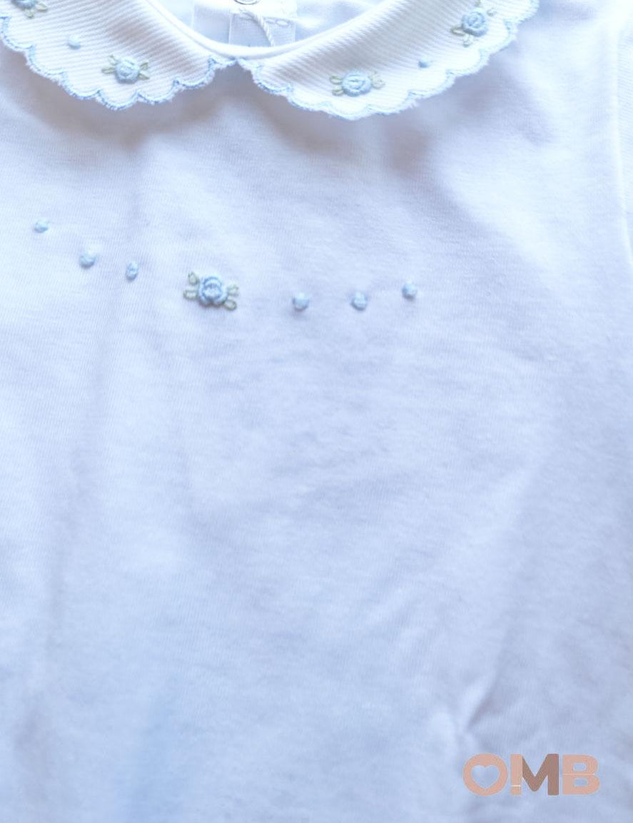 Tutina neonato PEPECE' 7420R4 Bianco 7420R4 BIAMCO-CIELO PEPECE' 