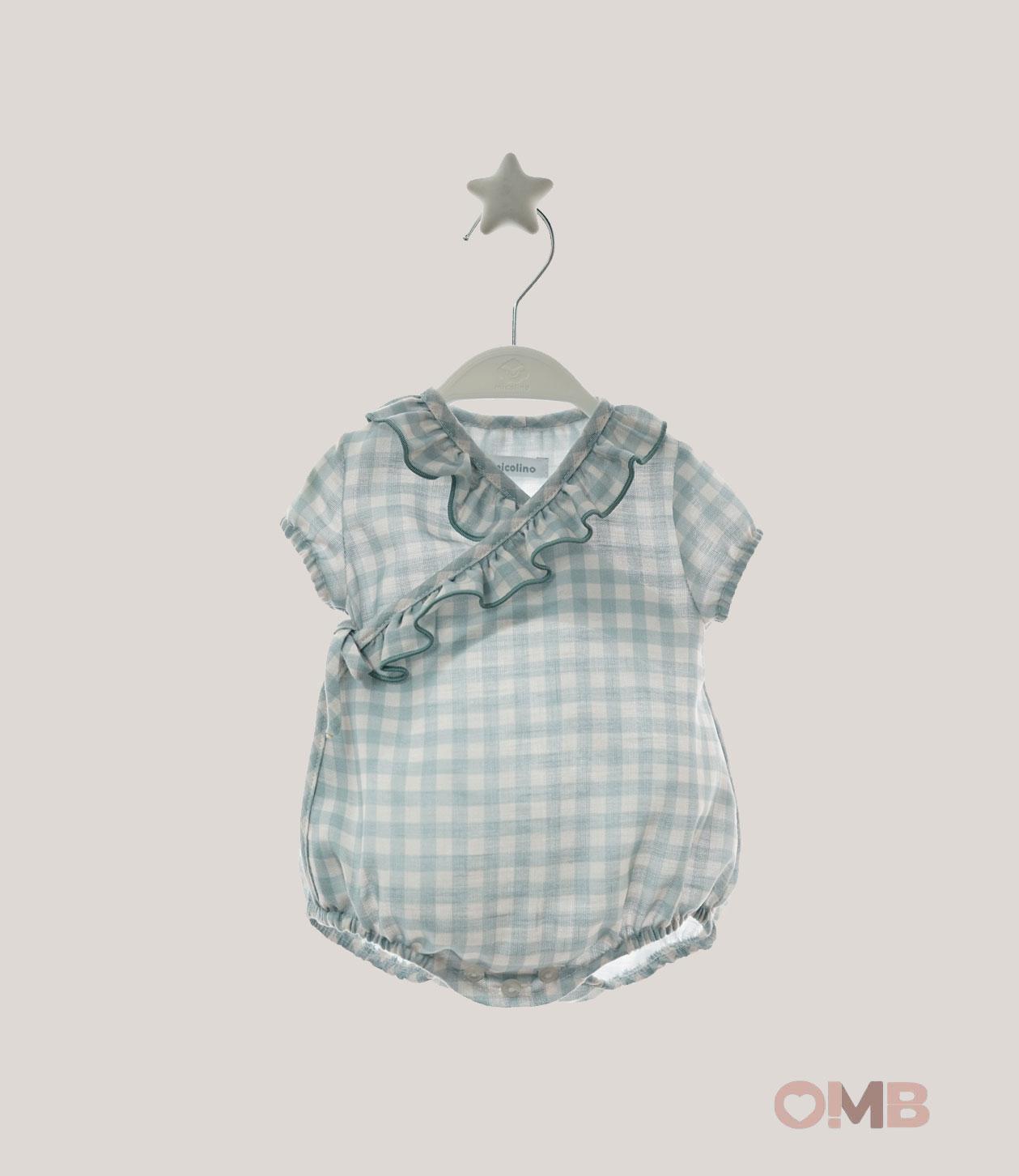 Pagliaccetto Neonata Micolino 4608 verde 4608 VERDE MICOLINO 