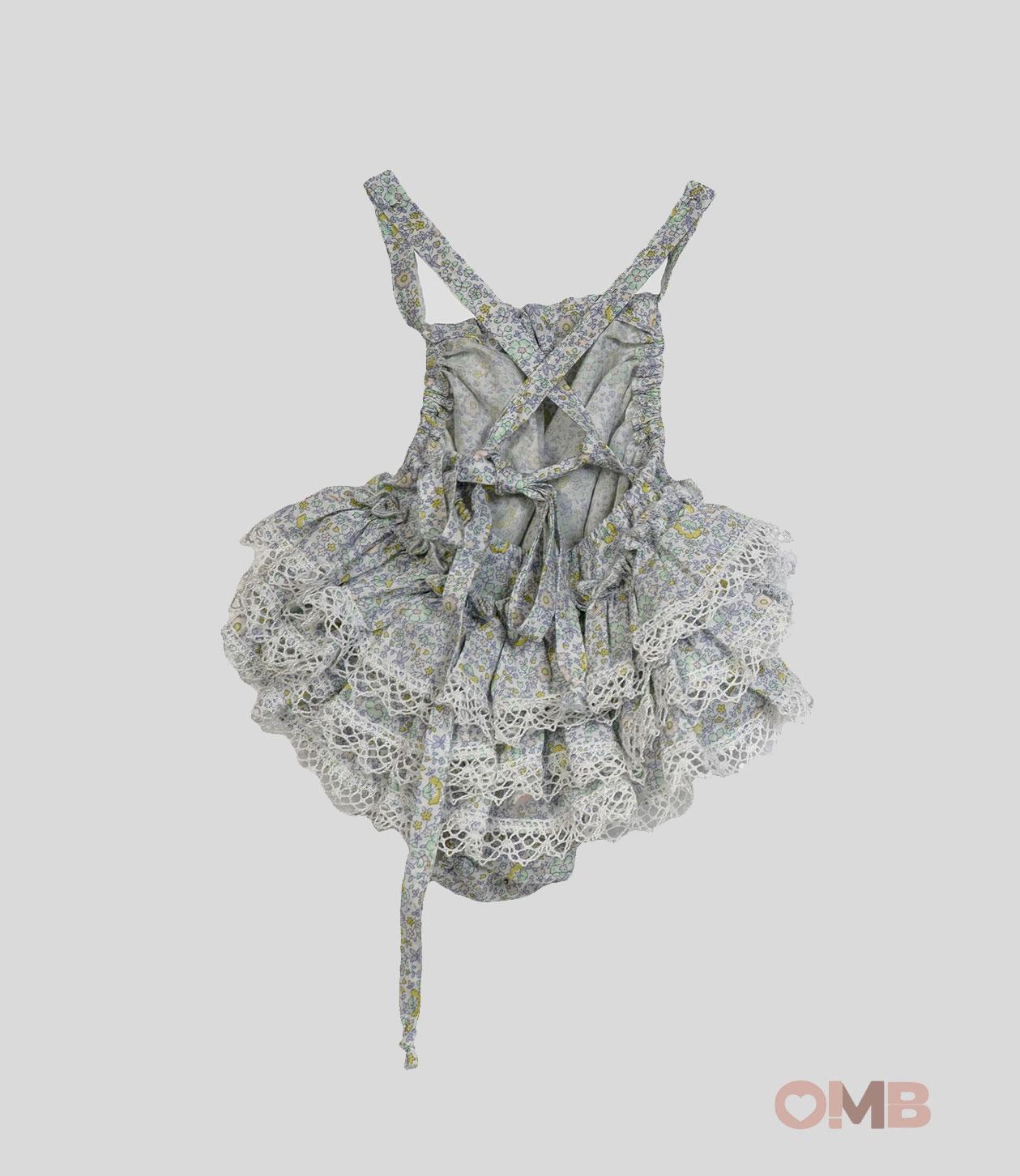 Costume neonata Emma G 015L Liberty azzurro 015L LIBERTY EMMAG 