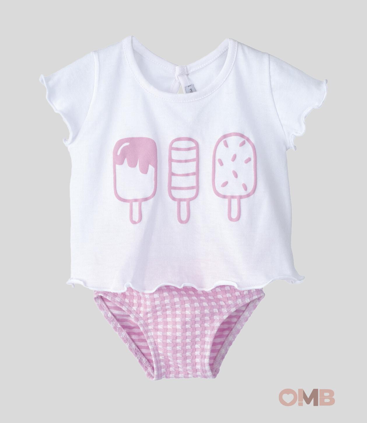 Completo Neonata Calamaro Baby 23063 rosa 23063 ROSA CALAMARO BABY 