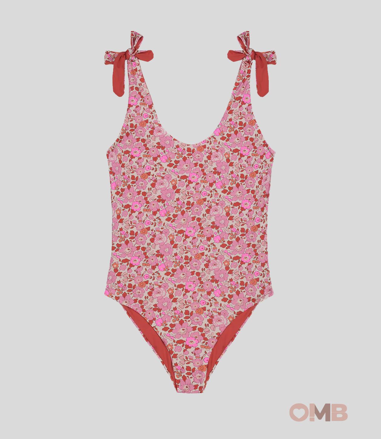 Costume Bambina Pesciolino Rosso INLY rosa INLY17. FUCSIA PESCIOLINO ROSSO 