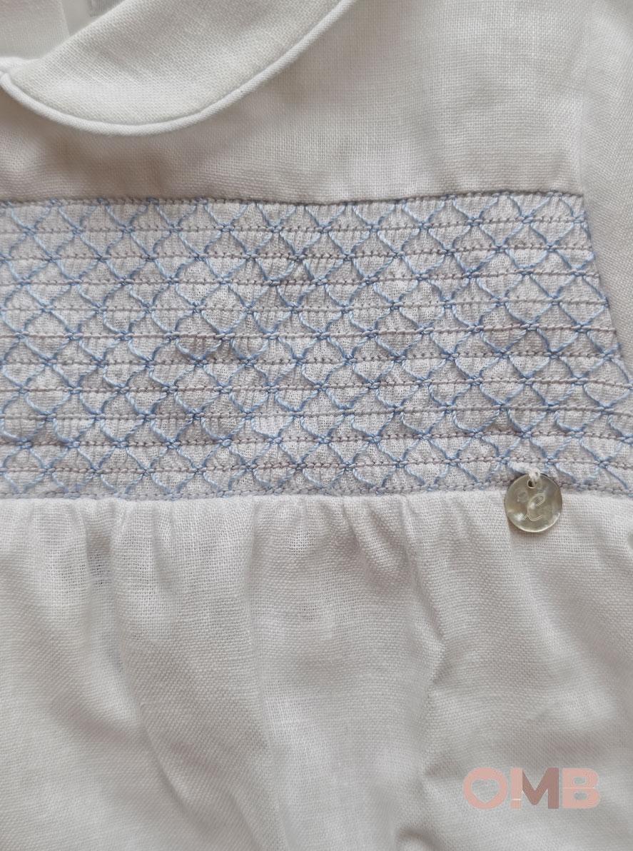 Pagliaccetto neonato COCCODE C63128 Bianco C63128 BIANCO/CIELO COCCODE 