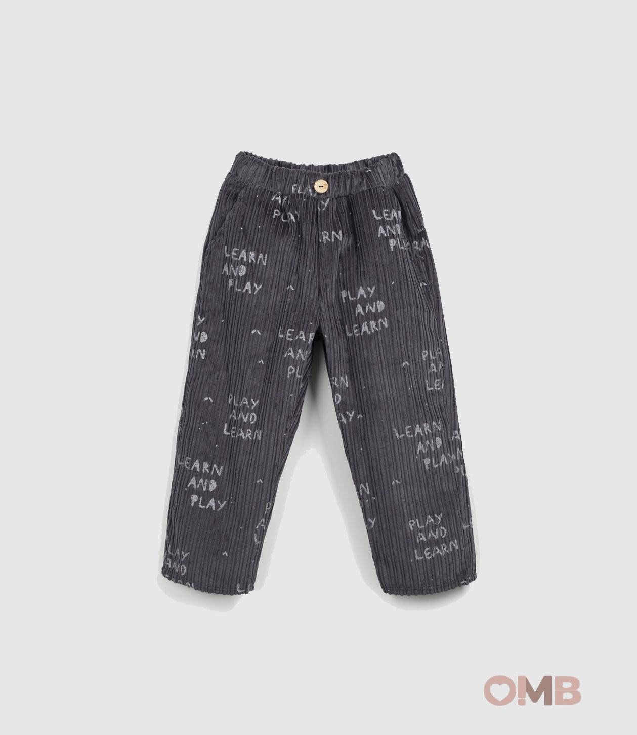 Pantalone Play Up bambino 3AR11605NATURALE con stampe<BR/><BR/> 3AR11605 NATURALE PLAY UP 