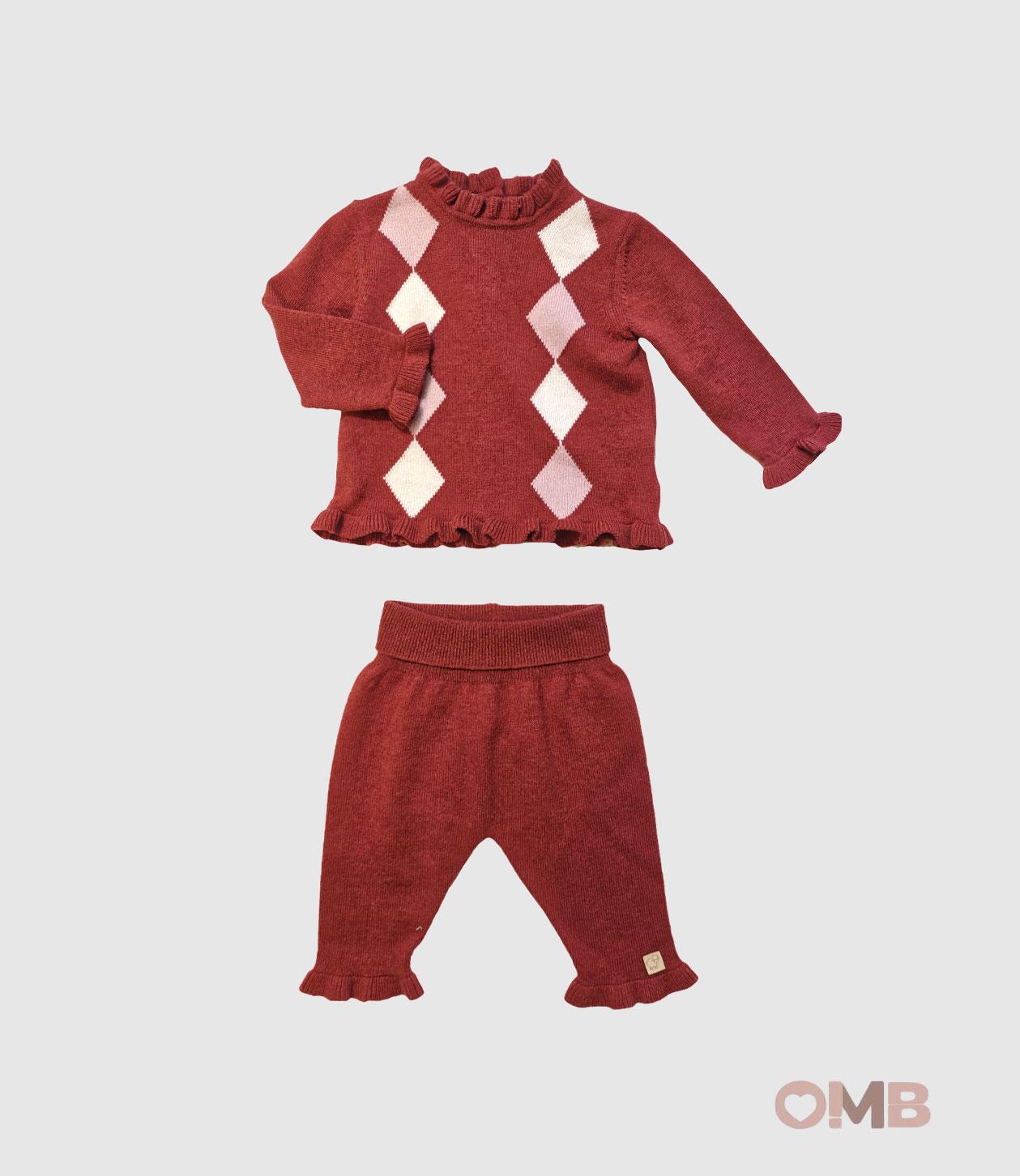 Completo MAGLIFICIO VERONA neonata 45485 Bordeaux 45485 BORDEAU MAGLIFICIO VERONA 