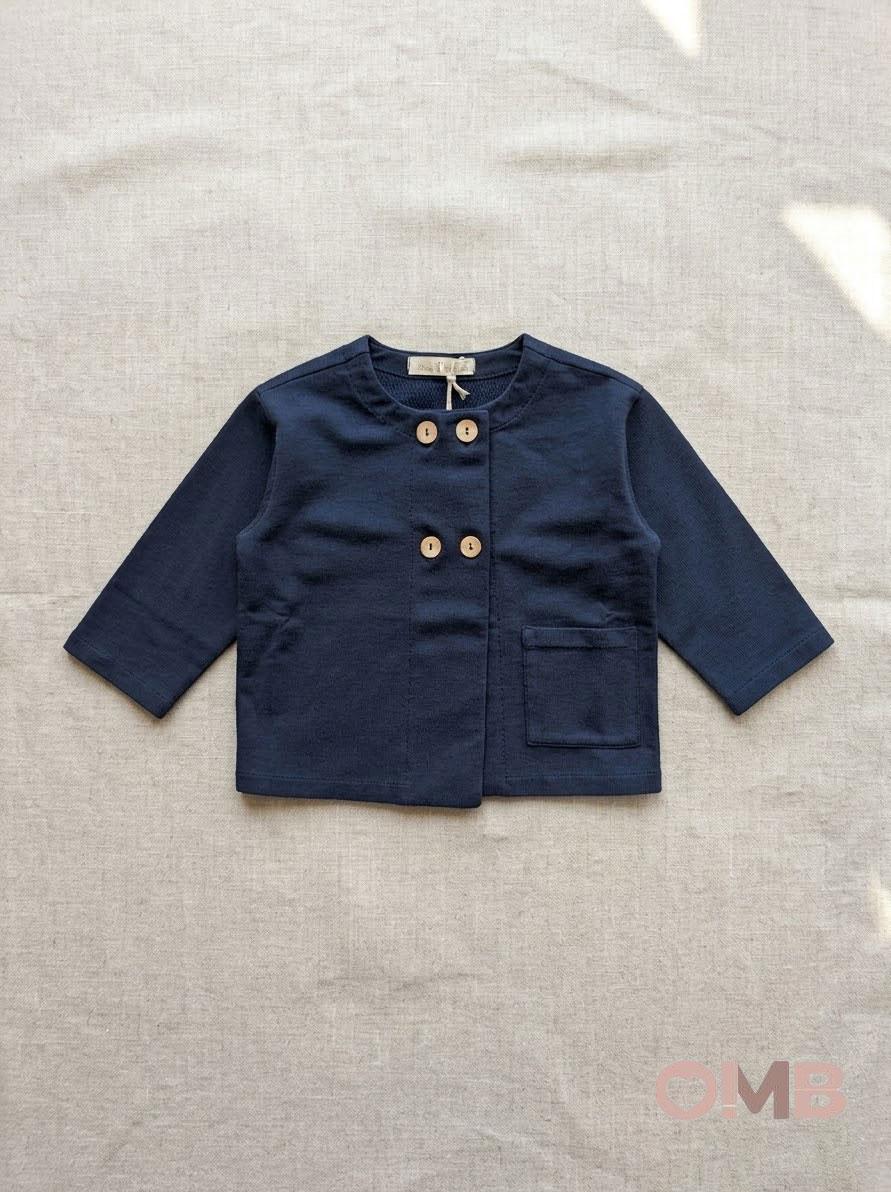 Cardigan neonata ZHOE & TOBIAH FFF13 Blu FFF13 BLU ZHOE & TOBIAH 