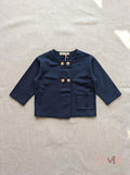 Cardigan neonata ZHOE & TOBIAH FFF13 Blu