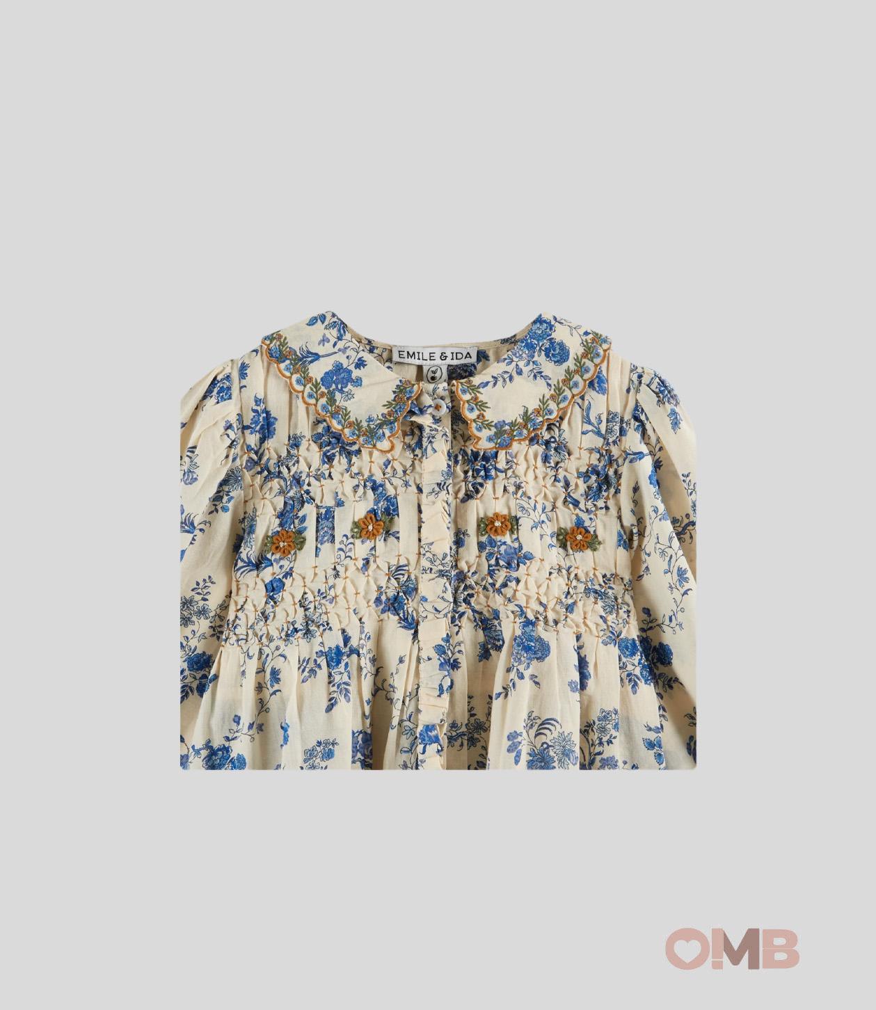 Blusa Emile et Ida bambina AC066 Fantasia AC066 FIORI EMILE ET IDA 