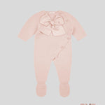 Tutina neonata Condor 933 Rosa piedino bottoni fiocco 933 674 CONDOR 