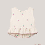 Blusa bambina PLAY UP 4AS11152 Panna 4AS11152 PANNA PLAY UP 