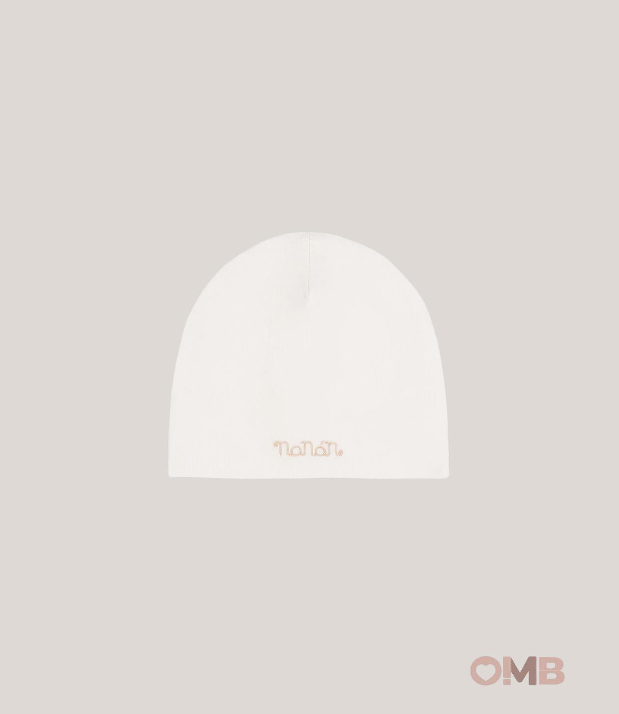 Cappello NANAN neonata 016 Bianco<BR/> 016 BIANCO NANAN 