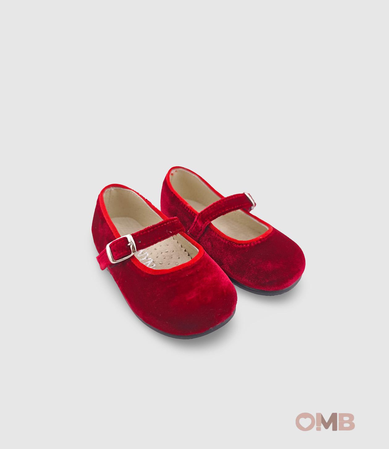 Bambolina PANYNO bambina B2601 Rossa B2601 PIEL SMART TERCIOPELO ROJO 510 PANYNO 