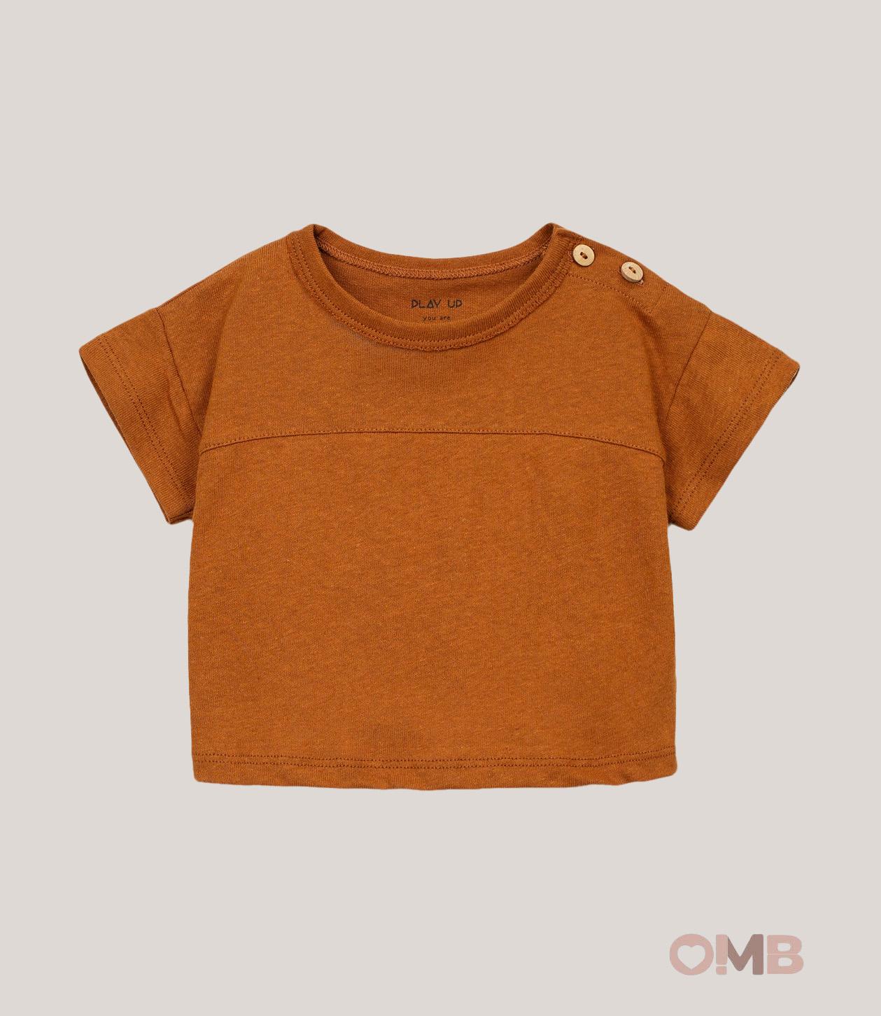 T-shirt neonato PLAY UP 1AS11051 Coccio 1AS11051 COCCIO PLAY UP 