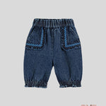 Jeans Emile et Ida neonata AC214 Blu AC214 JEANS EMILE ET IDA 