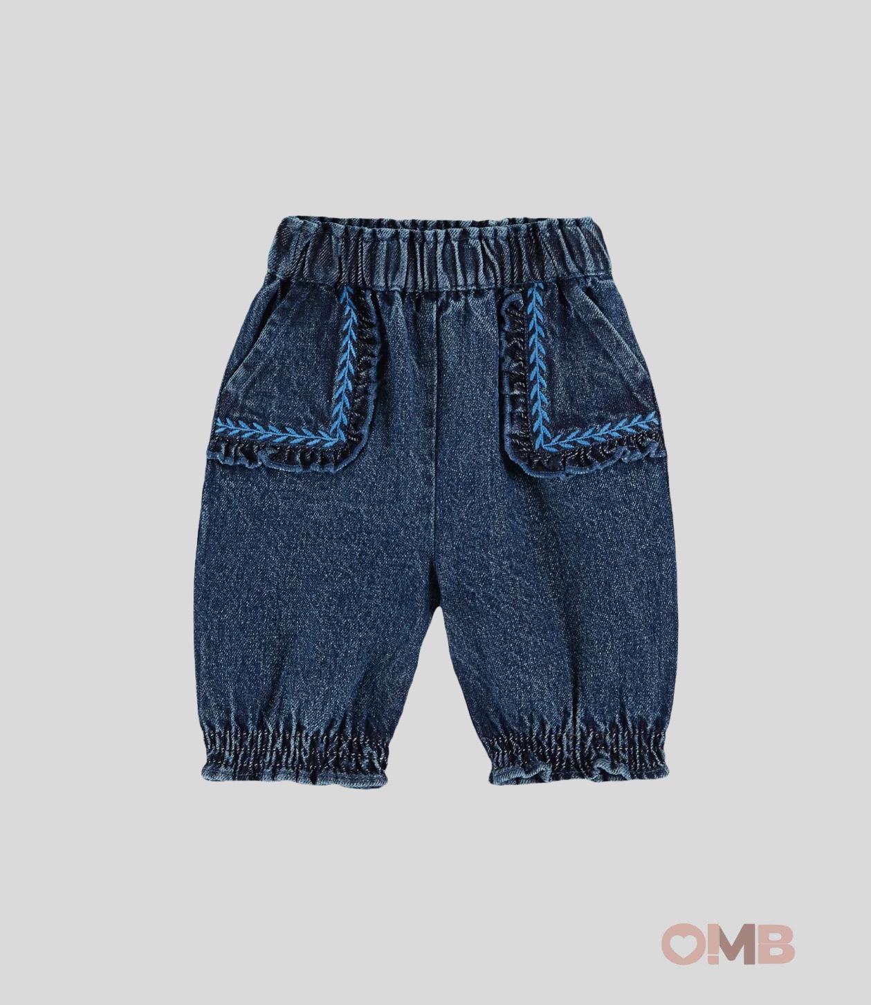 Jeans Emile et Ida neonata AC214 Blu AC214 JEANS EMILE ET IDA 