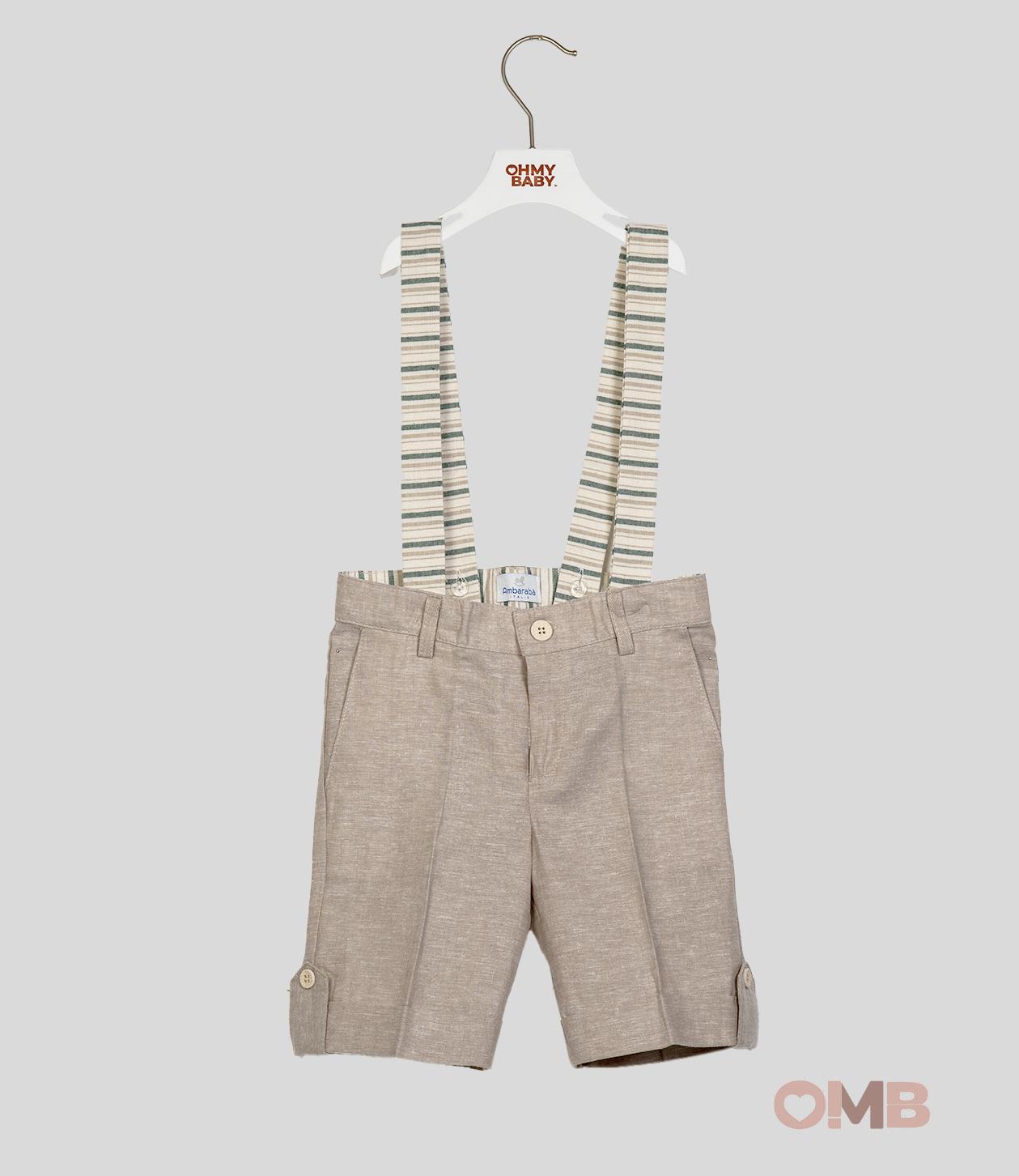 Bermuda Ambarabà bambino 39054 beige 39054. BEIGE AMBARABA' 